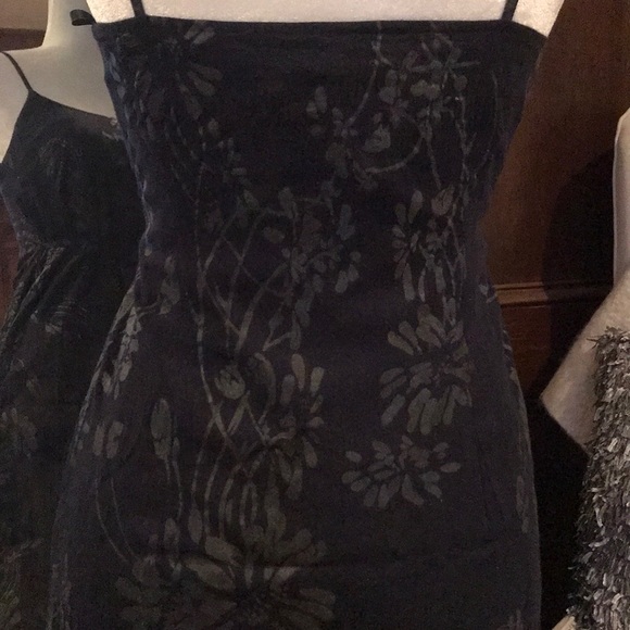 DKNY Essentials blue floral print dress NWOT - Picture 4 of 8
